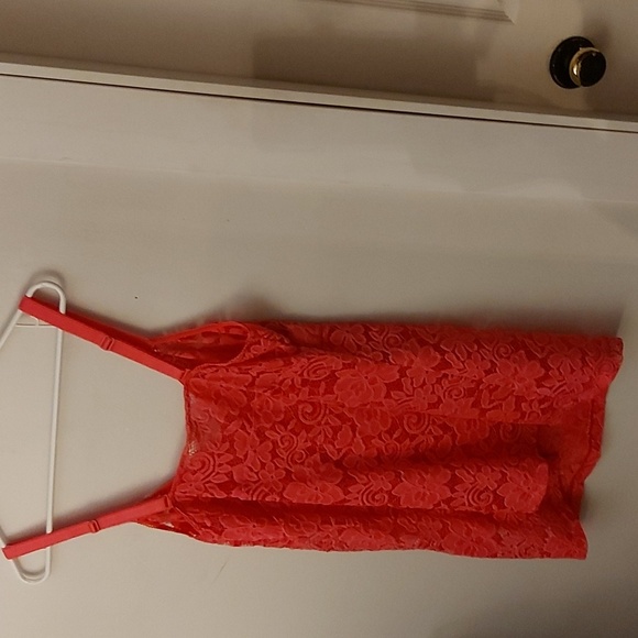 Deesee Lingerie Slip/ Dress/ Lace/ Floral/Pink/ Barbie Core - Picture 4 of 4